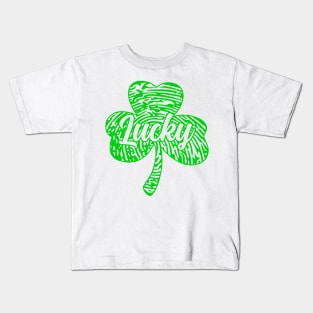 Lucky Clover St. Patrick's Day Kids T-Shirt